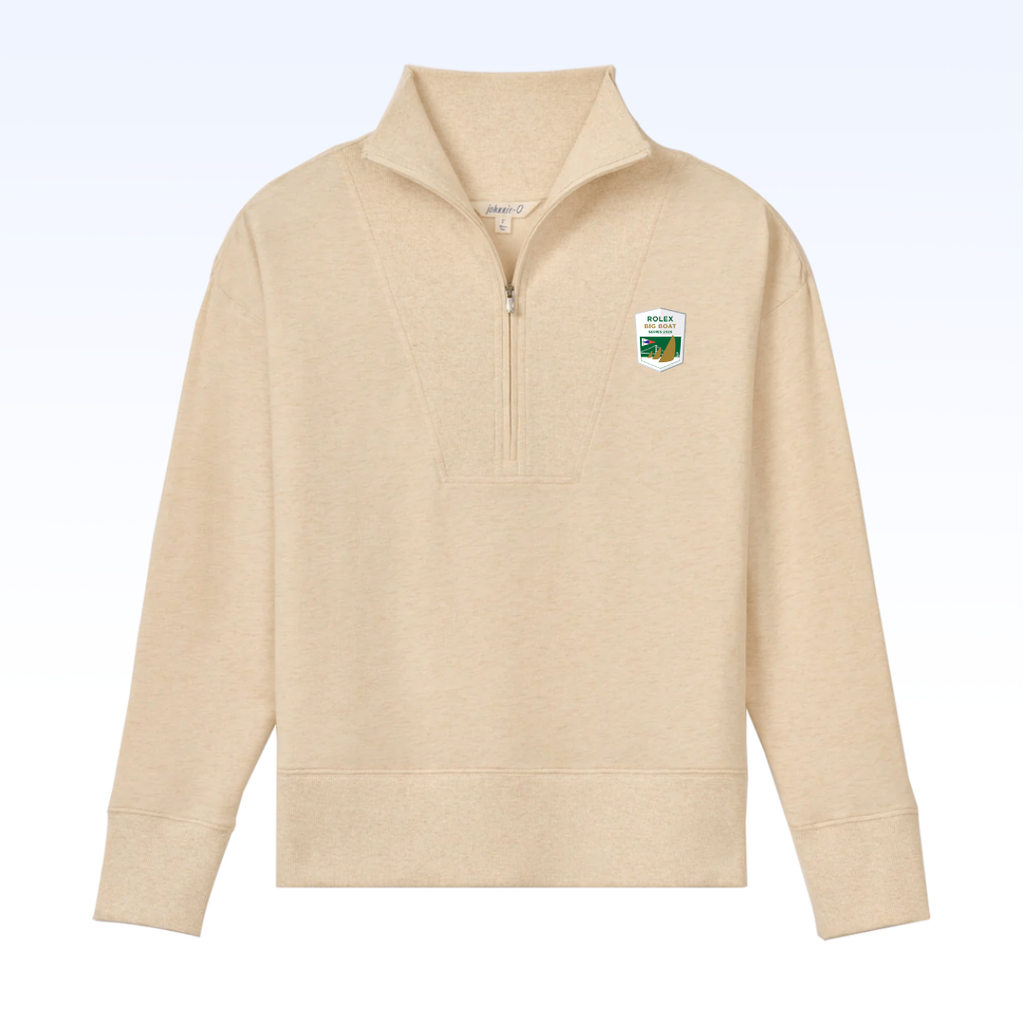 JOHNNIE-O TAYLOR DROP SHOULDER COTTON 1/4 ZIP